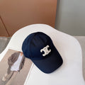 BASEBALL CAP IN BLACK CANVAS