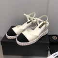 MARY JANE WEDGE WHITE LAMBSKIN