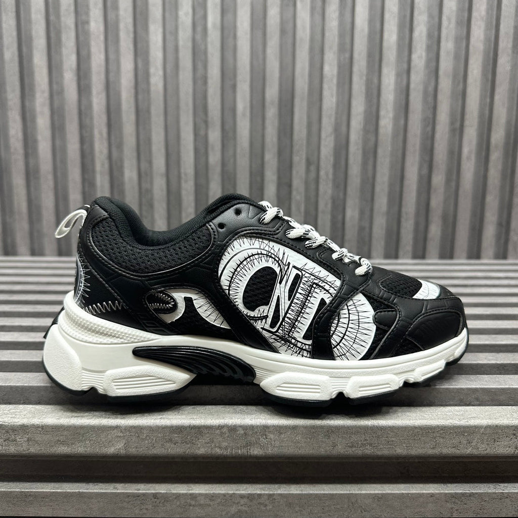 CD CHRONO SNEAKER BLACK CALFSKIN