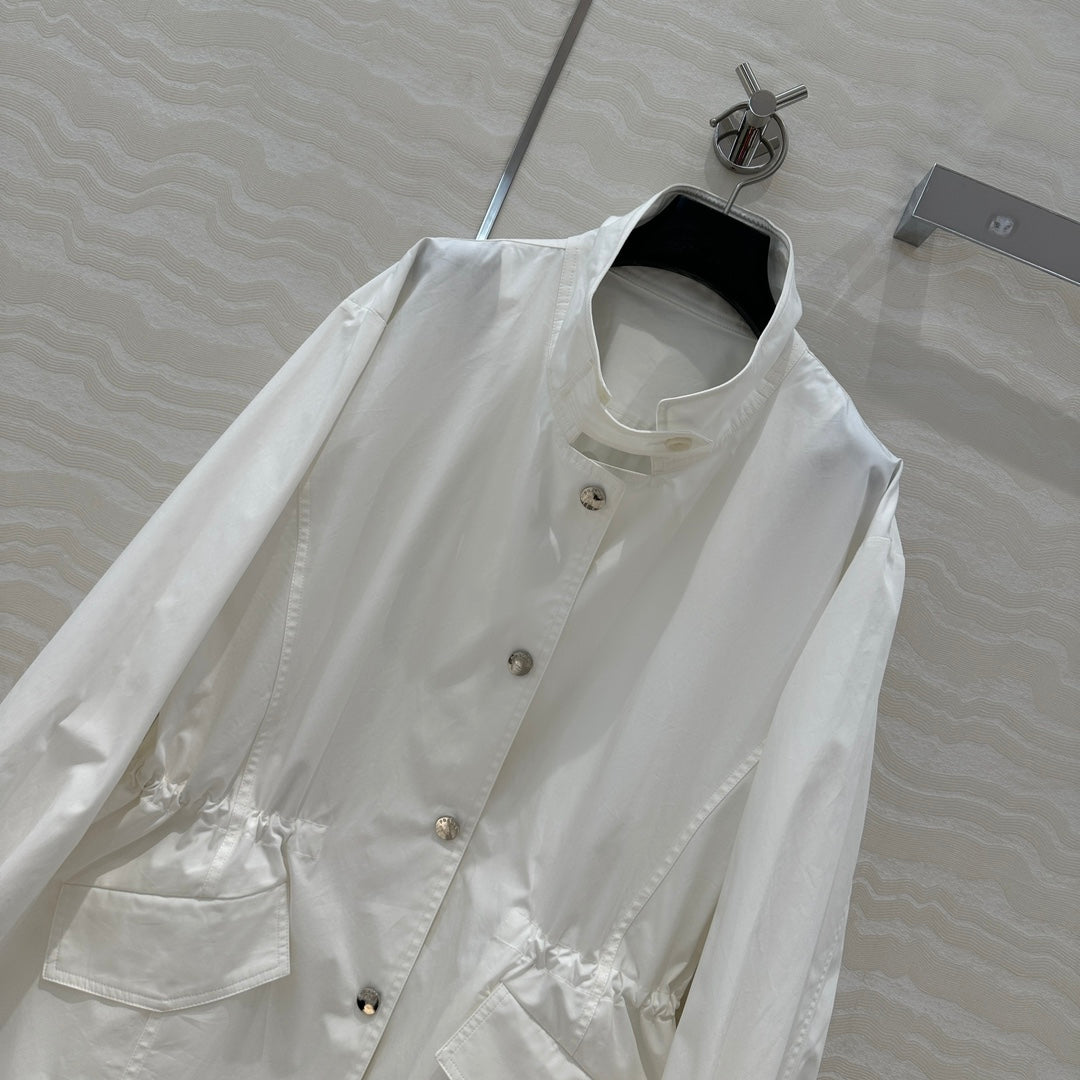 PRADA WINDBREAKER JACKET WITH TRIANGULAR POCKETS 276314
