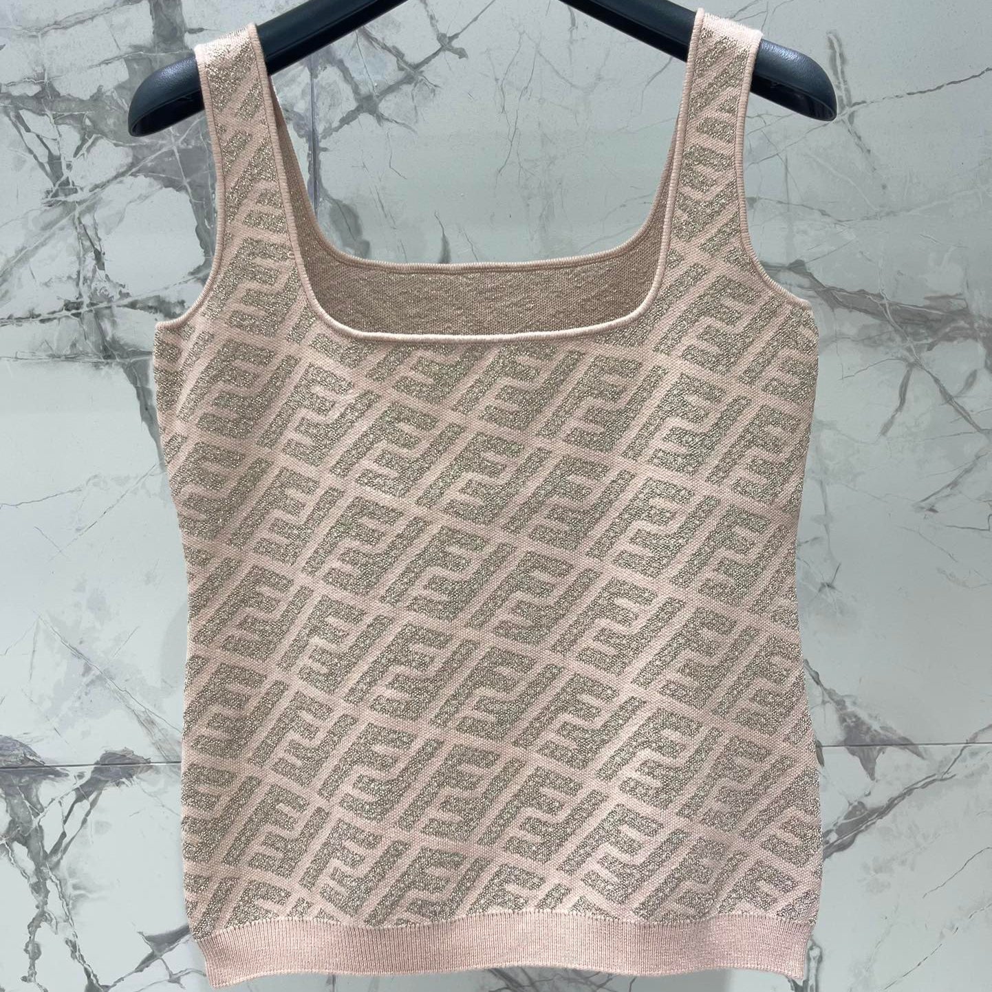 FEND 25S JACQUARD KNIT VEST 264023