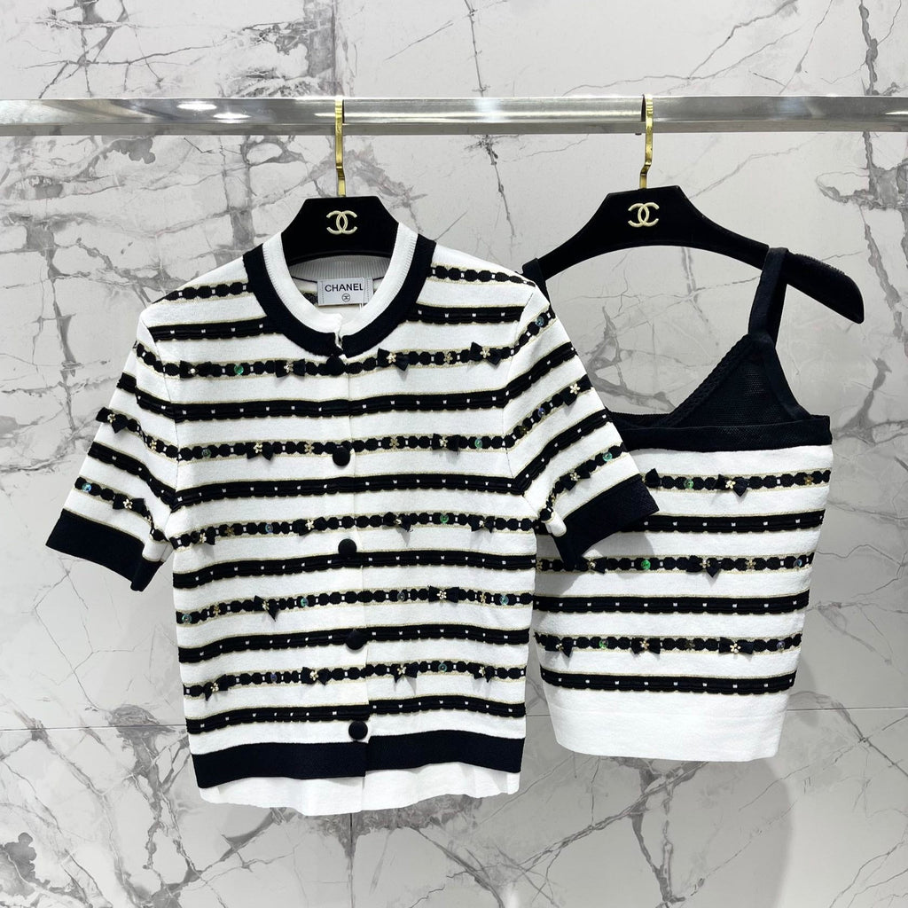 CHANEL 25S SHORT-SLEEVE CARDIGAN STYLE 106