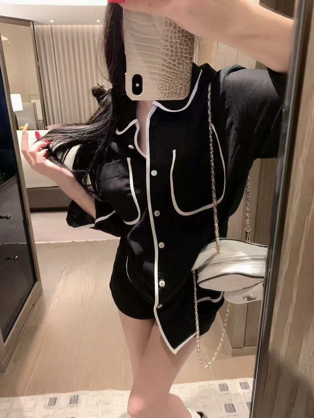 CHANEL 25S LONG-SLEEVE SHIRT STYLE 127