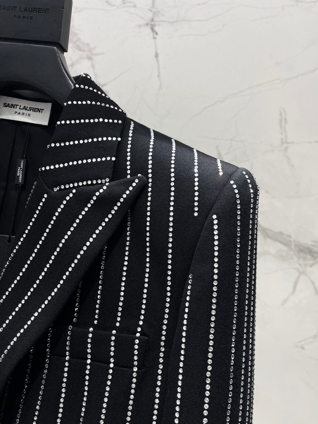 YSL 25S EMBELLISHED SUIT SET STYLE 213