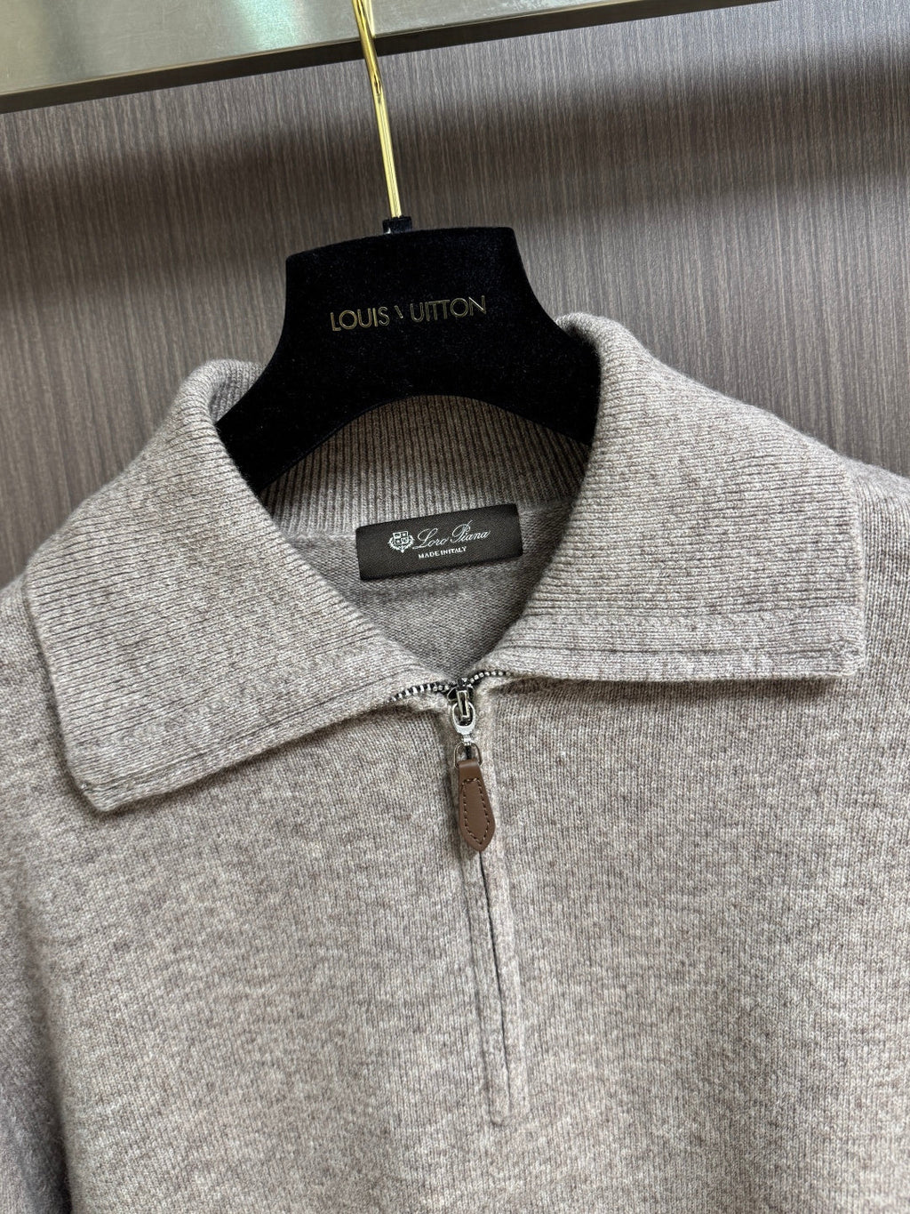 LP 26S ZIP NECK KNIT SWEATER 429