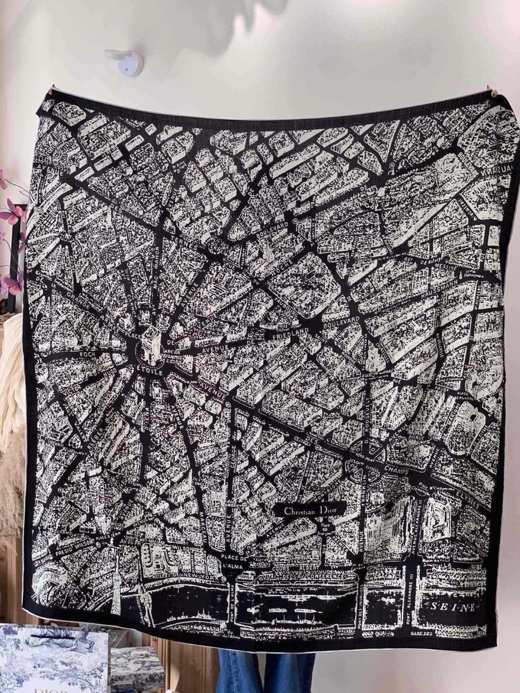 DIOR 26S SCARF 140CM IN SILK 309357