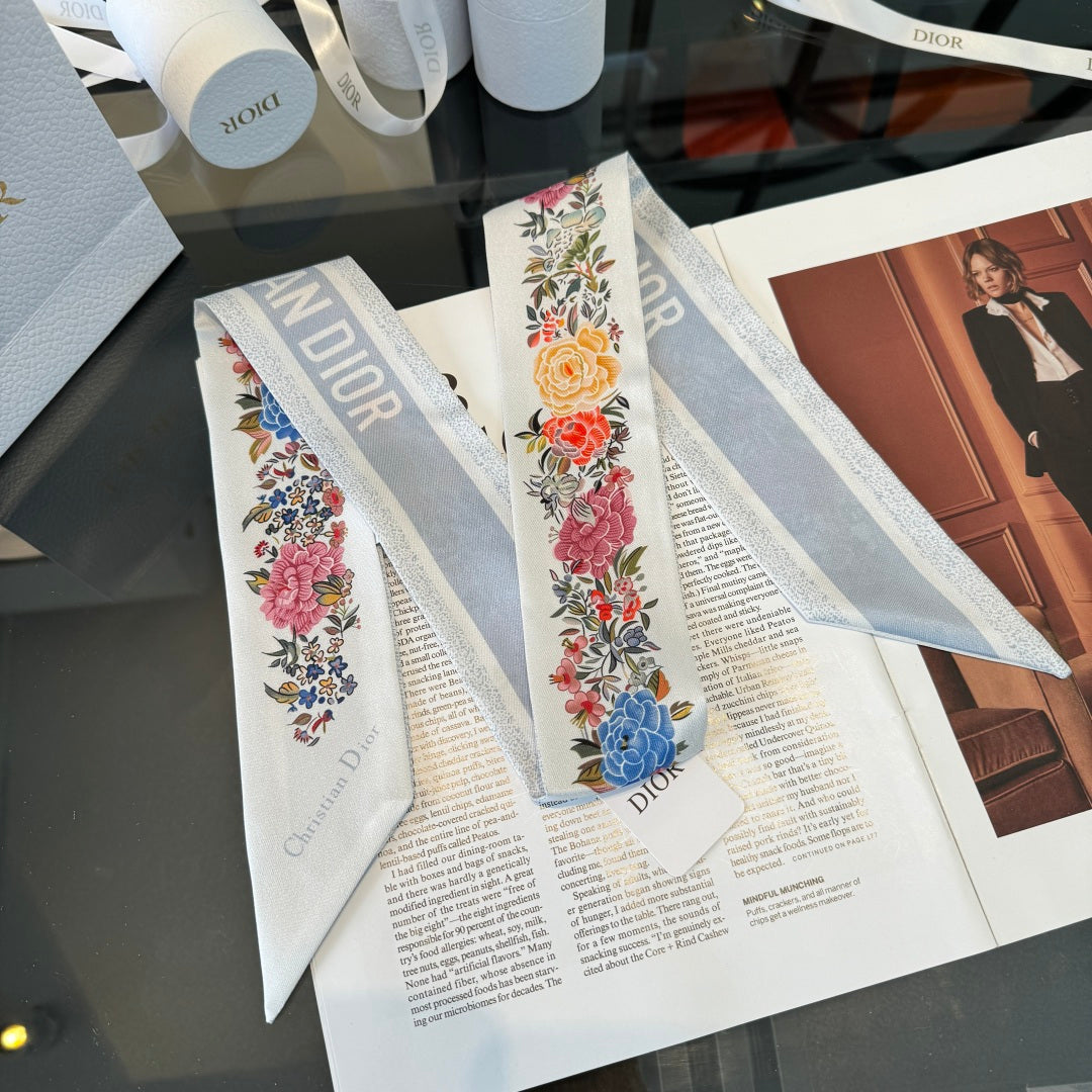 DIOR 26S SCARF 100CM IN SILK 280951