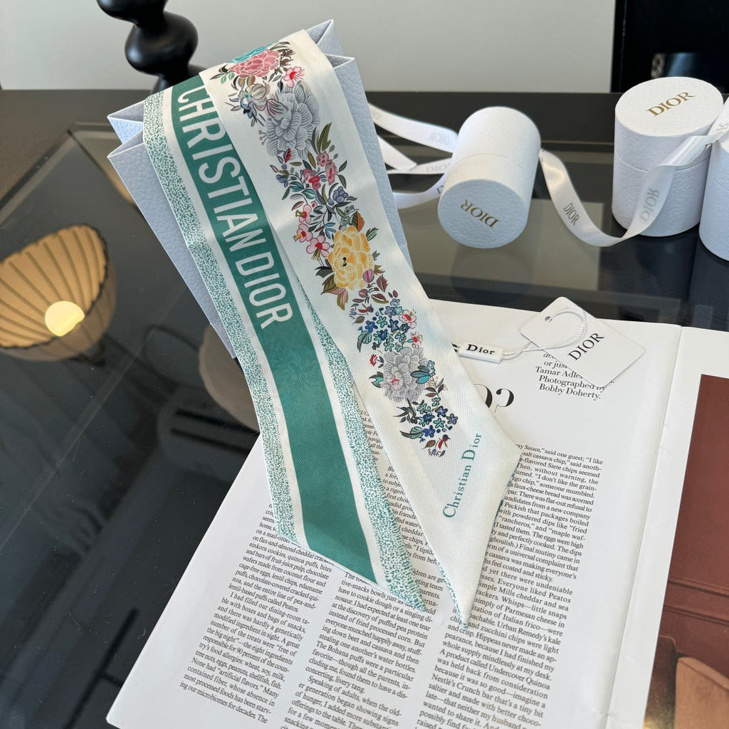 DIOR 26S SCARF 100CM IN SILK 280952