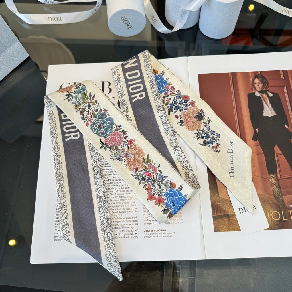 DIOR 26S SCARF 100CM IN SILK 280953