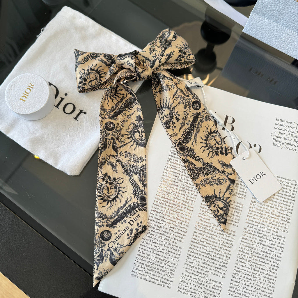 DIOR 26S SCARF 100CM IN SILK 225245