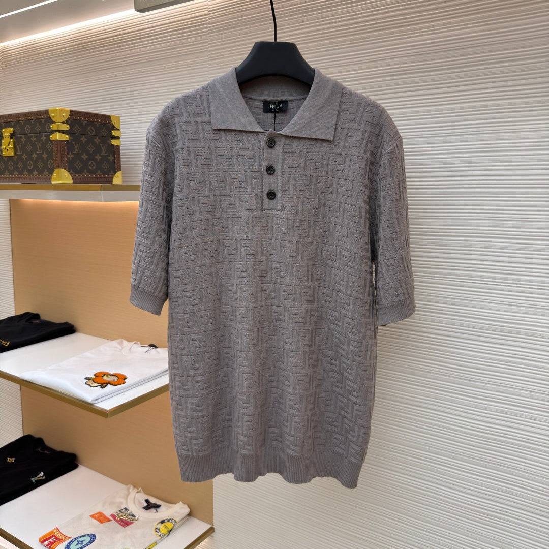 FENDI 26S KNIT POLO SHIRT 035