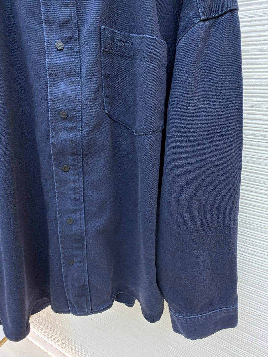 BALENCIAGA 26S HOODED DENIM JACKET 025