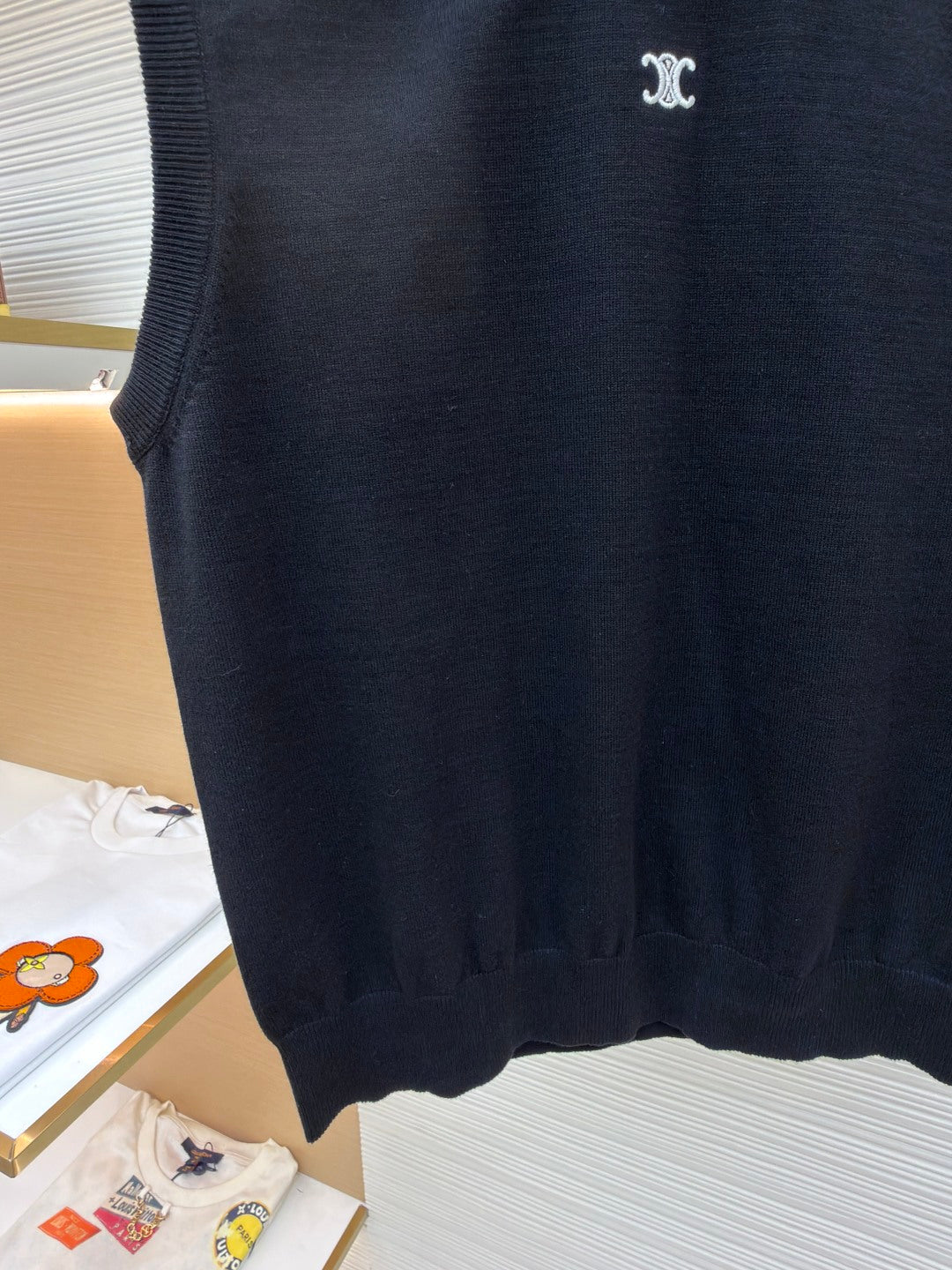 CELINE 26S SLEEVELESS SWEATER 482