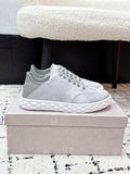JIMMY CHOO 26S SNEAKERS IN GREY SUEDE