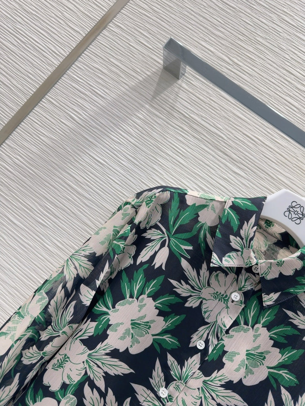 Loewe 2025 Floral Shirt Polyester Fiber
