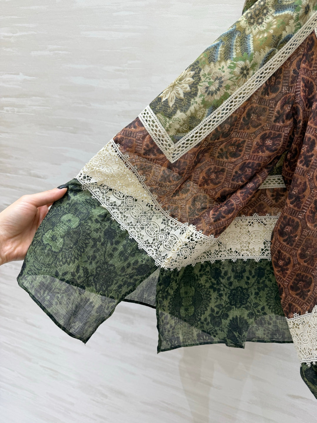 ZIMMERMANN 26S INTO THE EAST PATTERNED BLOUSE 317553