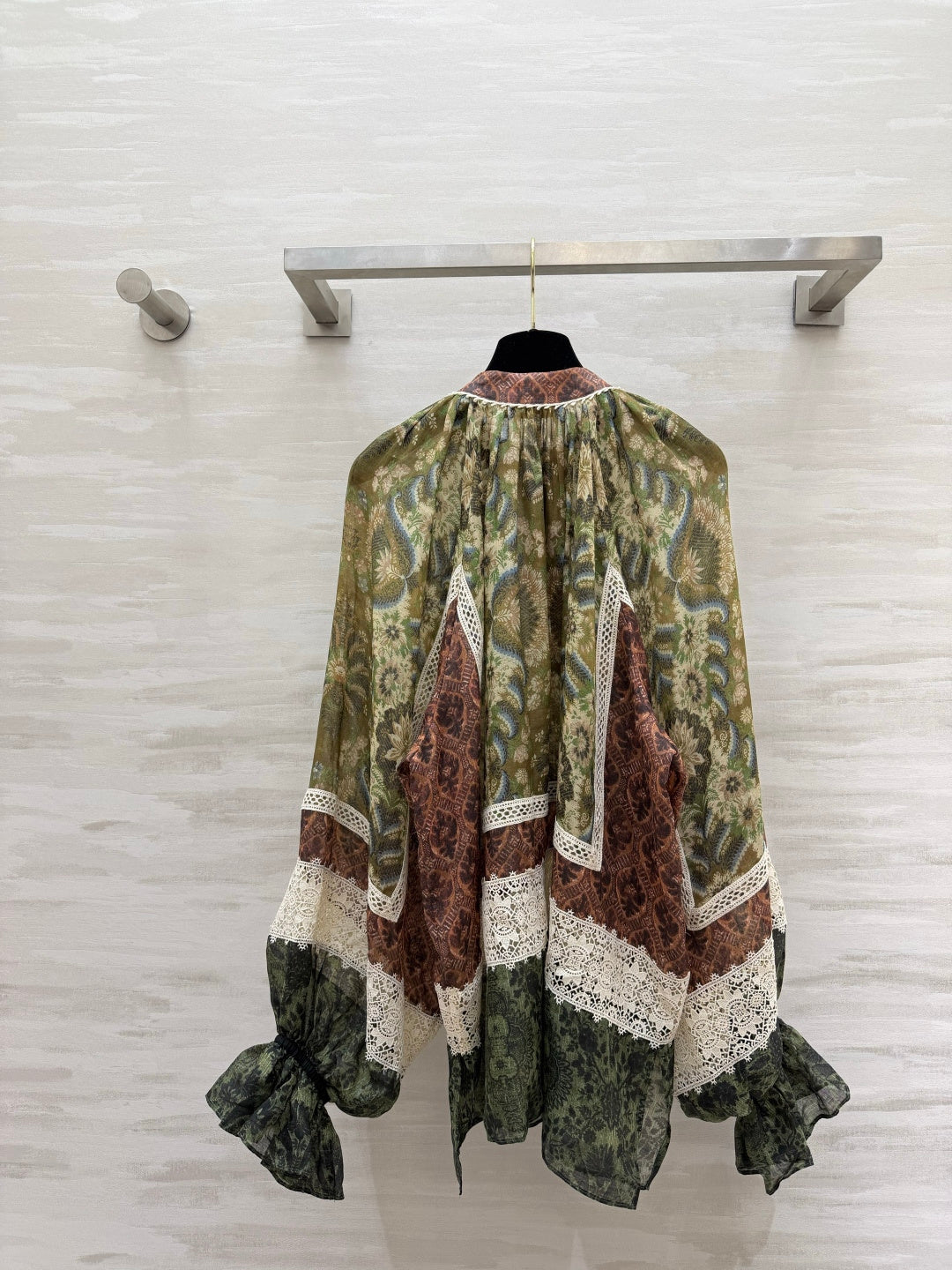 ZIMMERMANN 26S INTO THE EAST PATTERNED BLOUSE 317553
