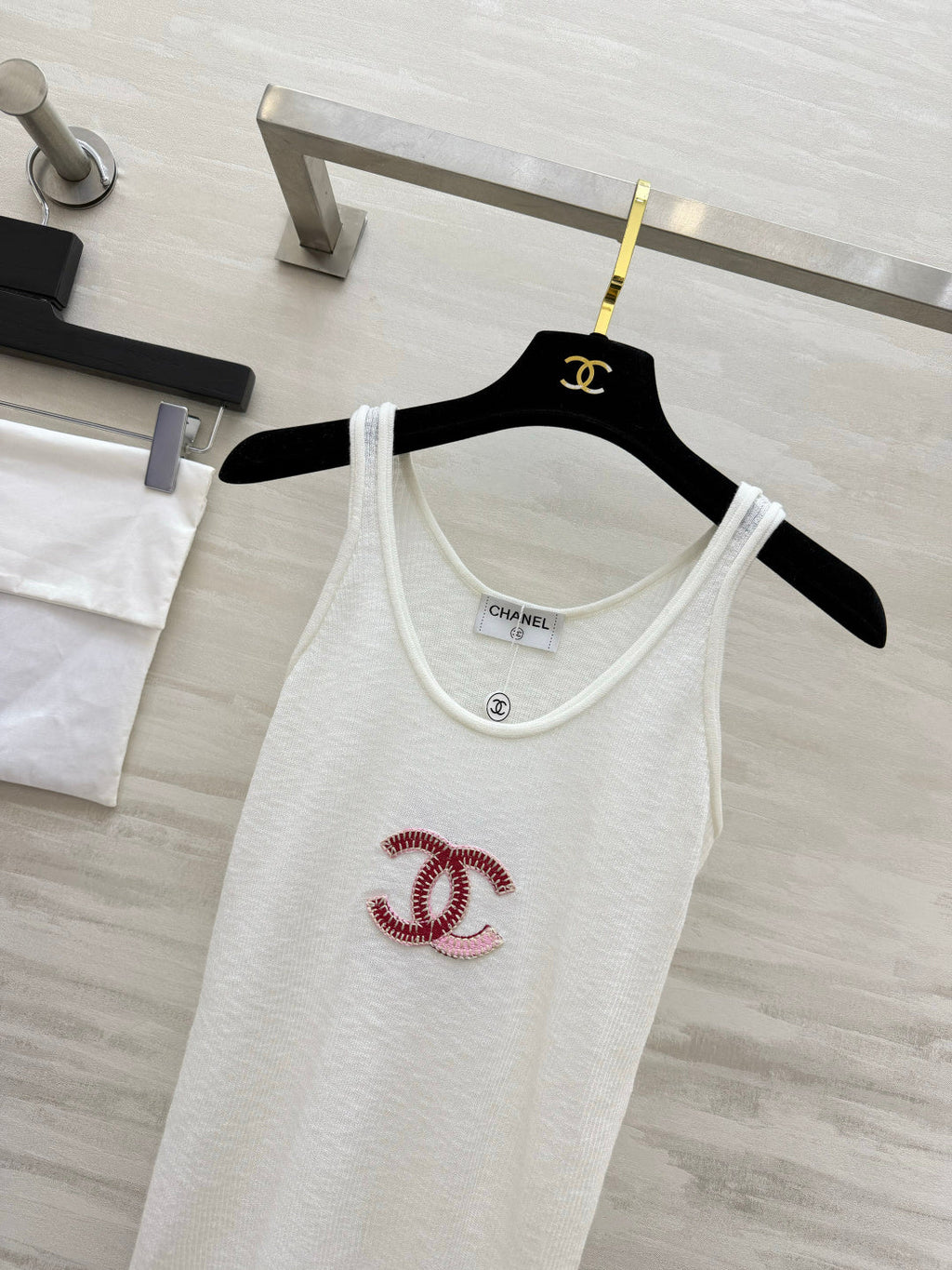 CHANEL 26S KNIT CAMISOLE TOP 1443