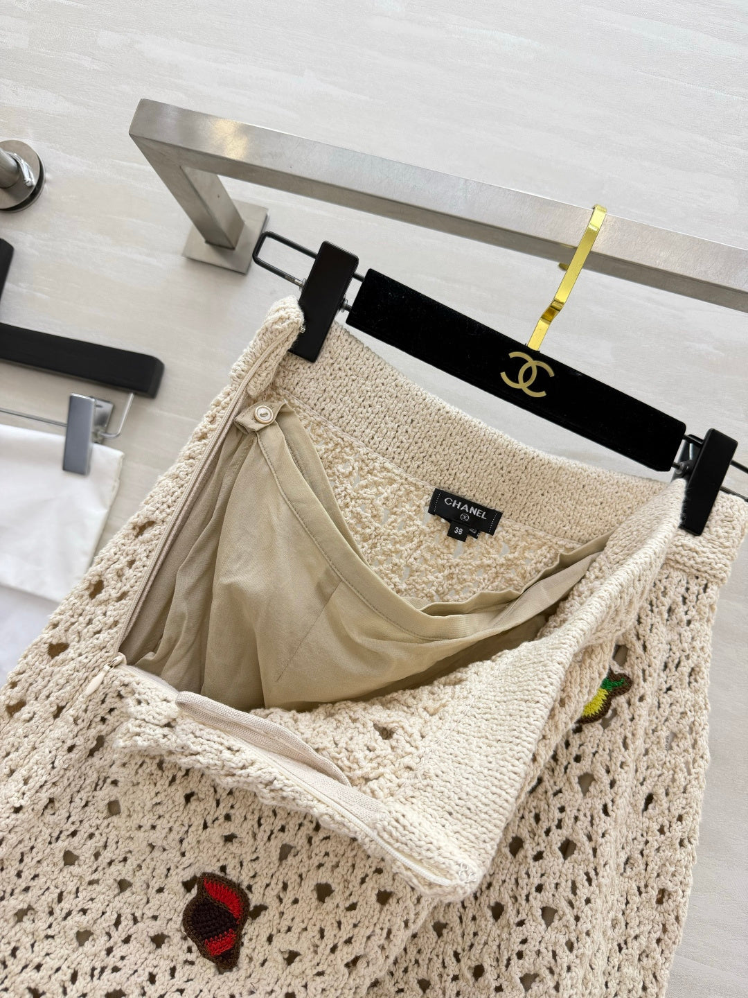 CHANEL 26S KNIT MIDI SKIRT 1423