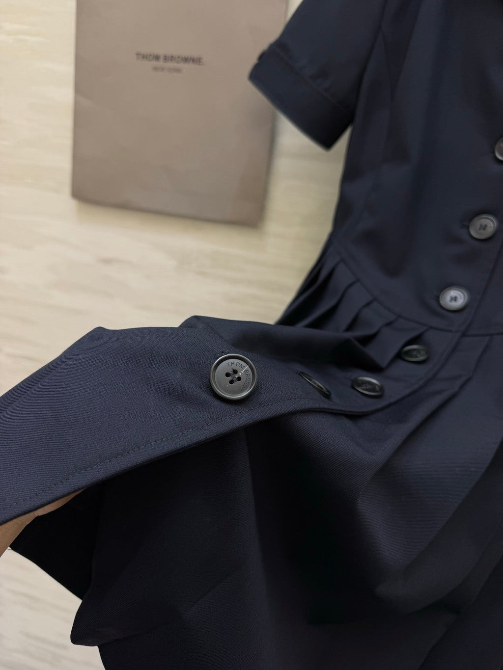 THOM 26S PLEATED DRESS STYLE 222