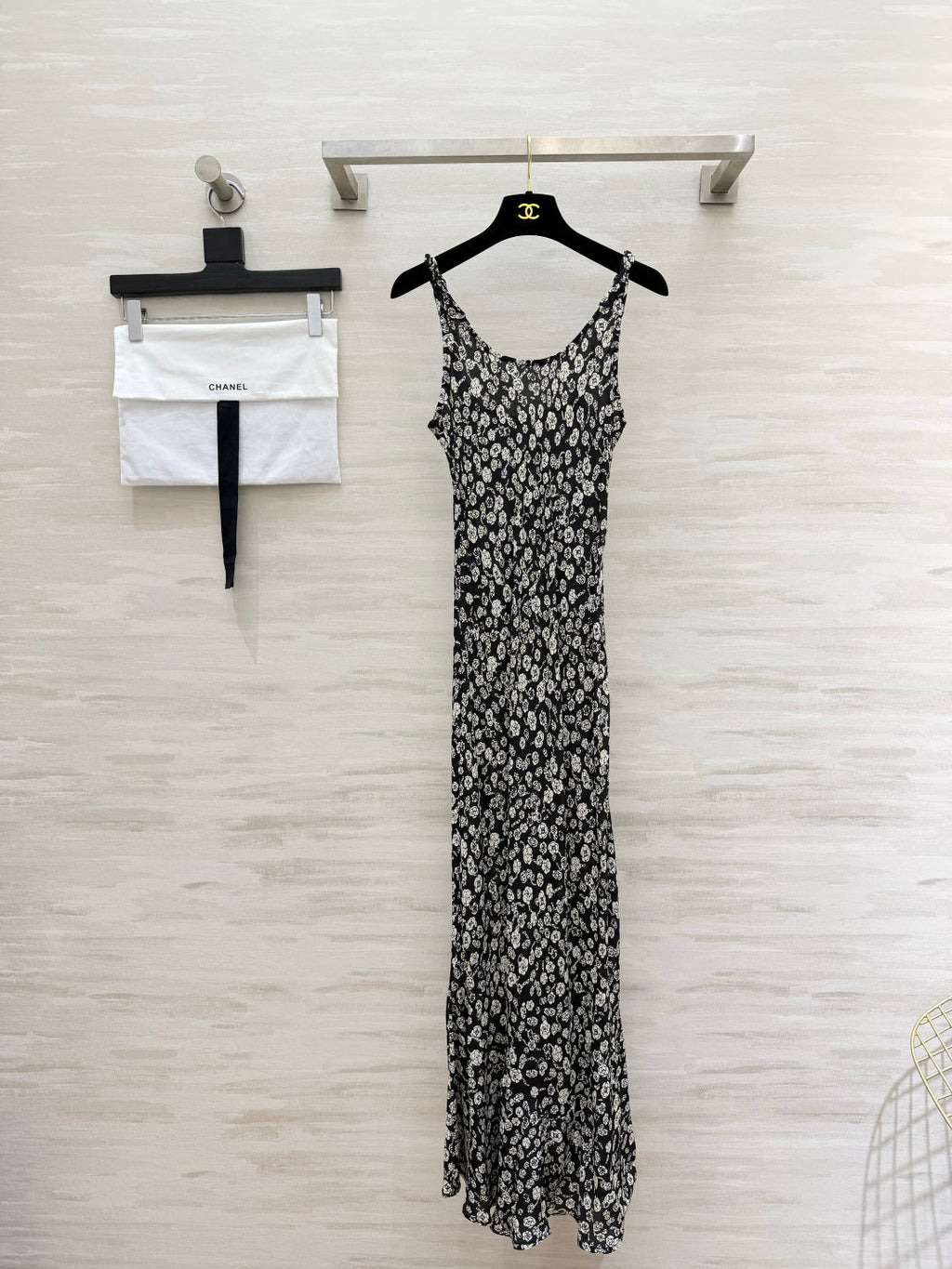 CHANEL 26S FLORAL MAXI SLIP DRESS 1330