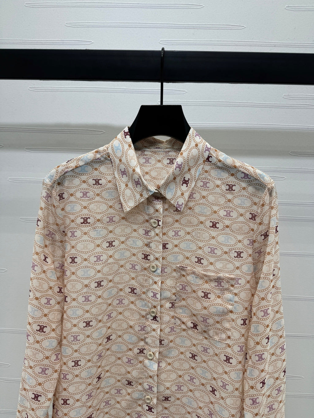 CELINE 26S LOGO PRINT SHIRT 370