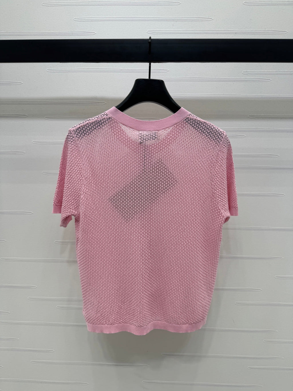 MIU 25S SHORT SLEEVE ROUND NECK CARDIGAN 264270