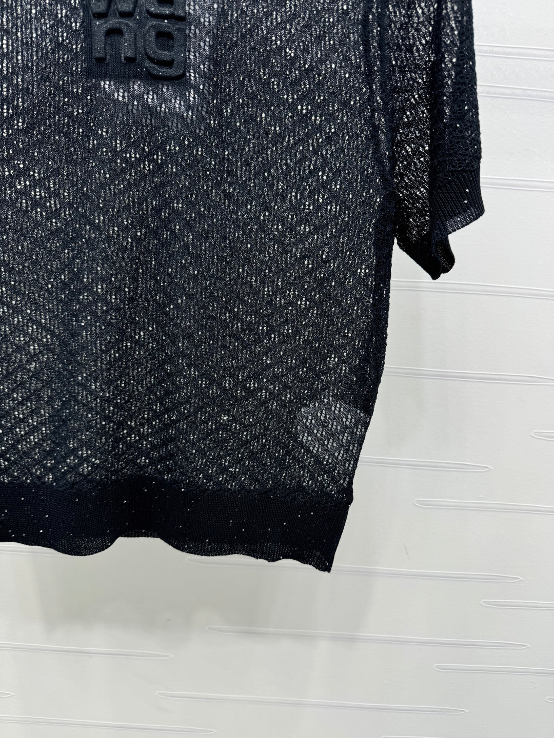 ALEXANDER WANG KNITTED SHORT-SLEEVE TOP 274968