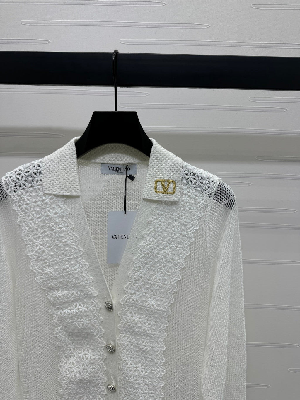 VALENTINO LONG-SLEEVE KNIT CARDIGAN 274971