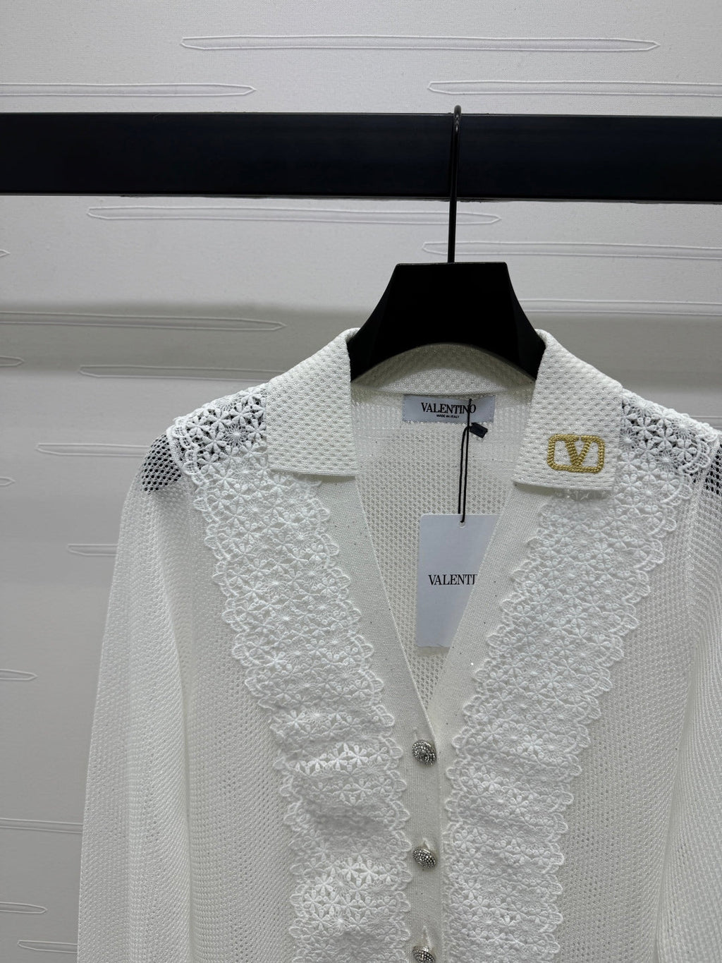 VALENTINO LONG-SLEEVE KNIT CARDIGAN 274971