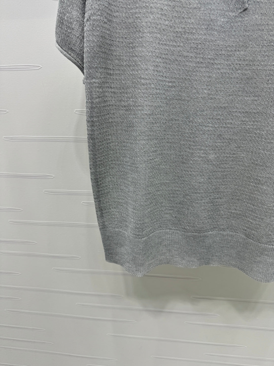 CHANEL POLO SHIRT GREY 274898