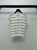 CHANEL 26S SHORT-SLEEVE KNIT TOP 1342