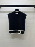 CHANEL 26S CONTRAST KNIT VEST 1324