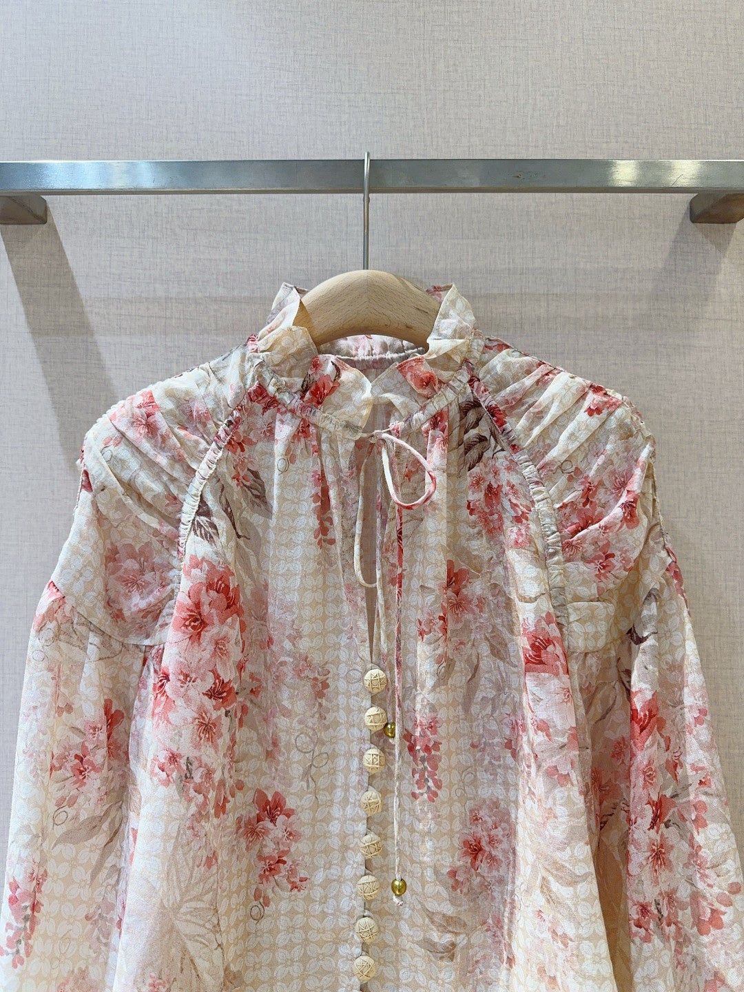 ZIMMERMANN 26S PUFF-SLEEVE SHIRT STYLE 12