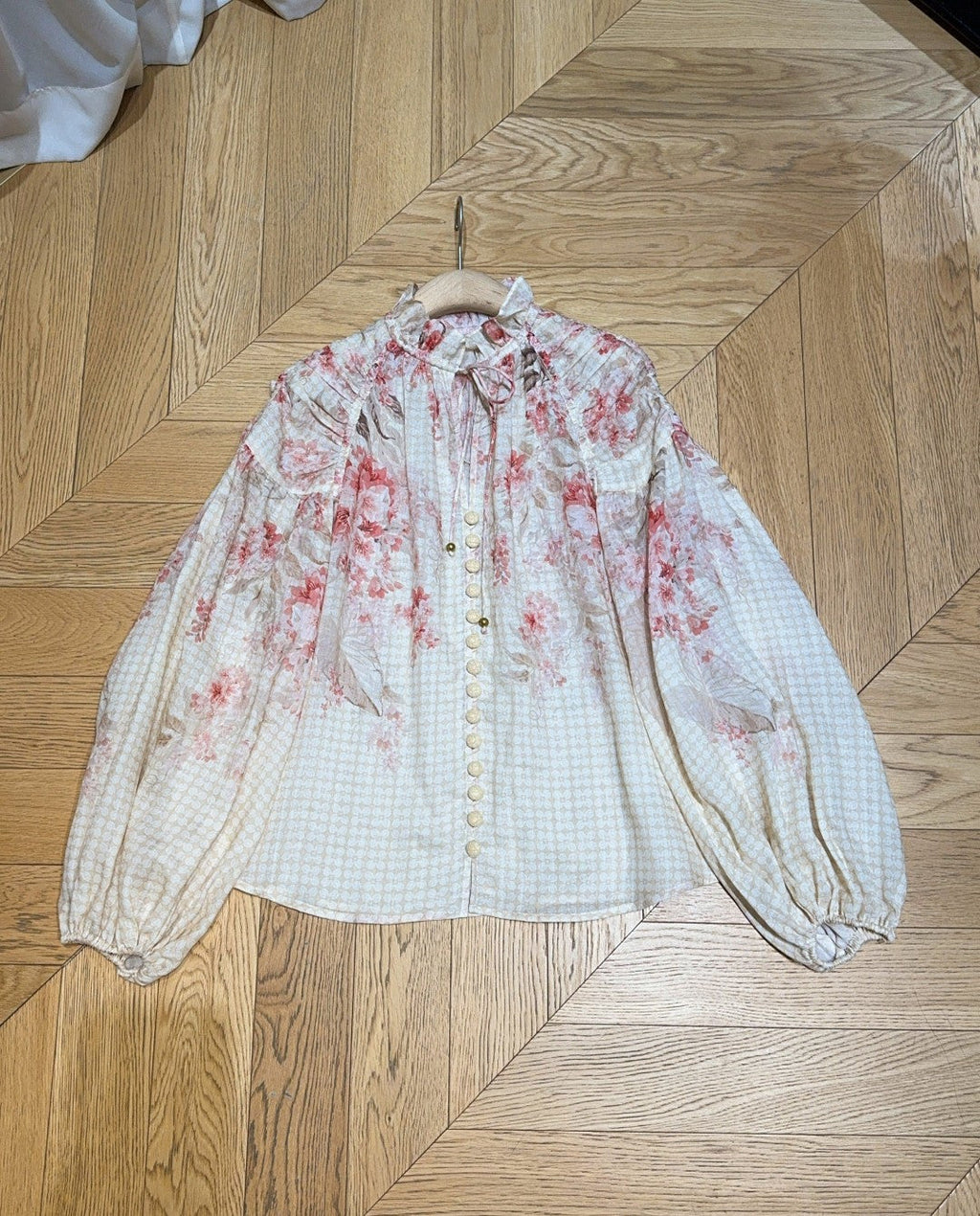 ZIMMERMANN 26S PUFF-SLEEVE SHIRT STYLE 12