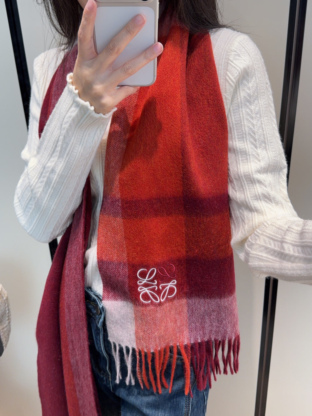 LOEWE 26S SCARF 180 IN CASHMERE 185000