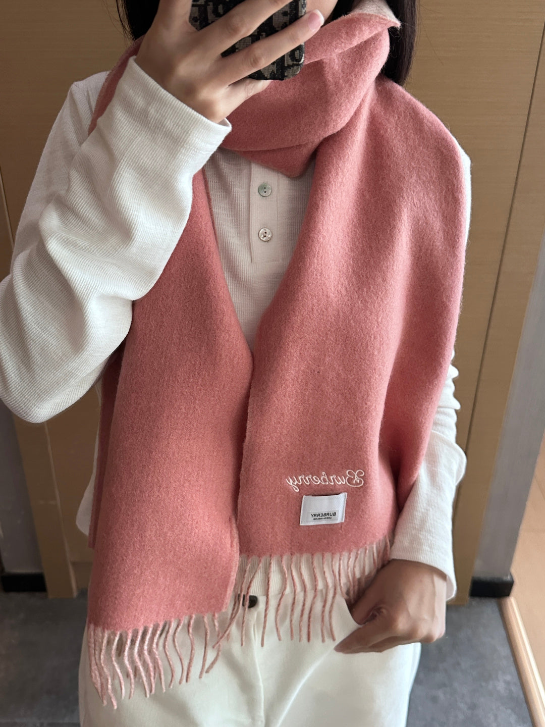 BURBERRY 26S SCARF 180CM IN CASHMERE 192545