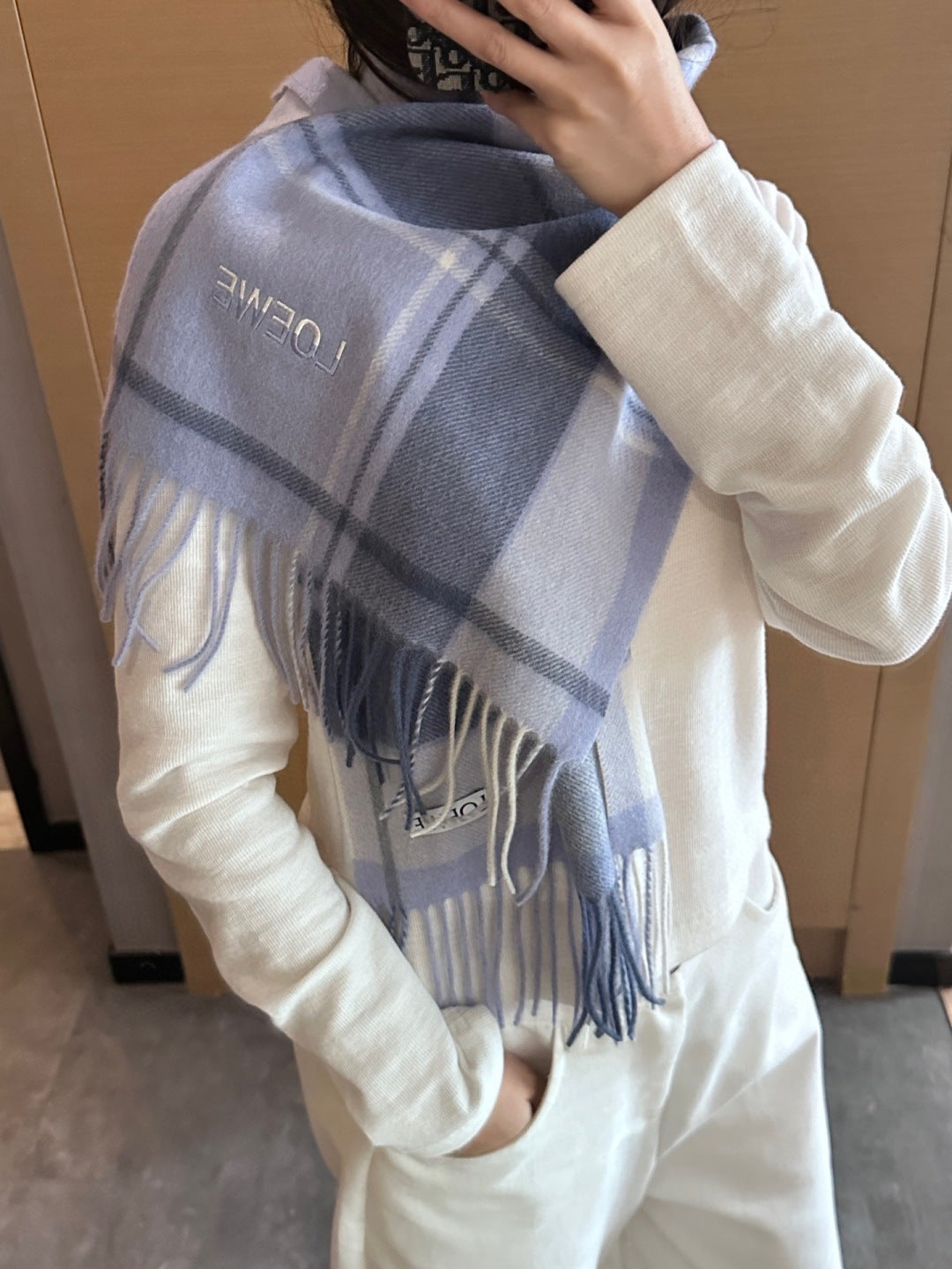 LOEWE 26S SCARF 180 IN CASHMERE 207623