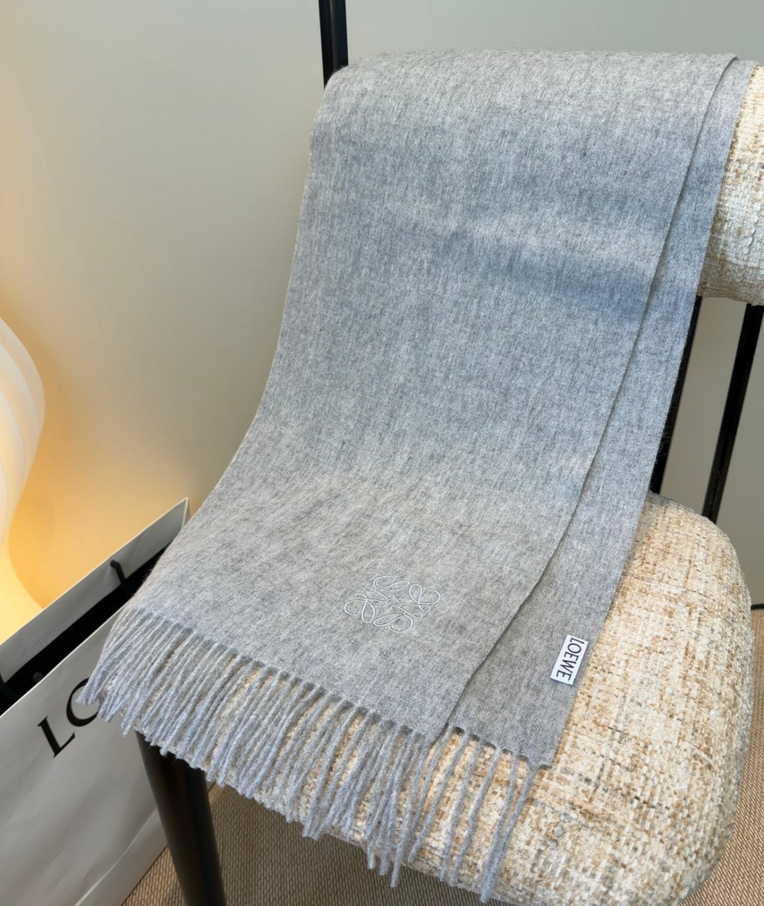 LOEWE 26S SCARF 180 IN CASHMERE WOOL 207844