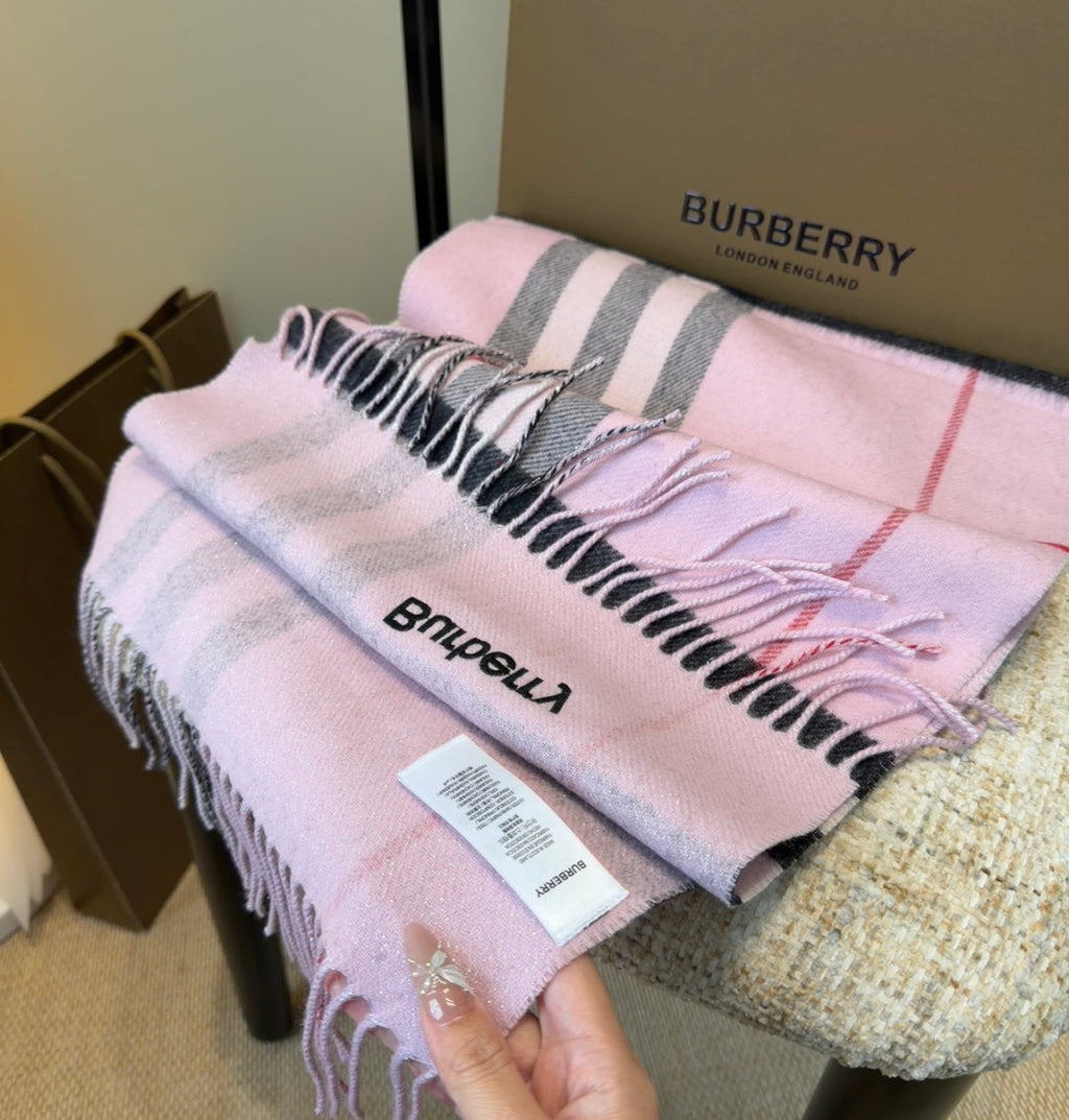 BURBERRY 26S SCARF 180CM IN CASHMERE 215216