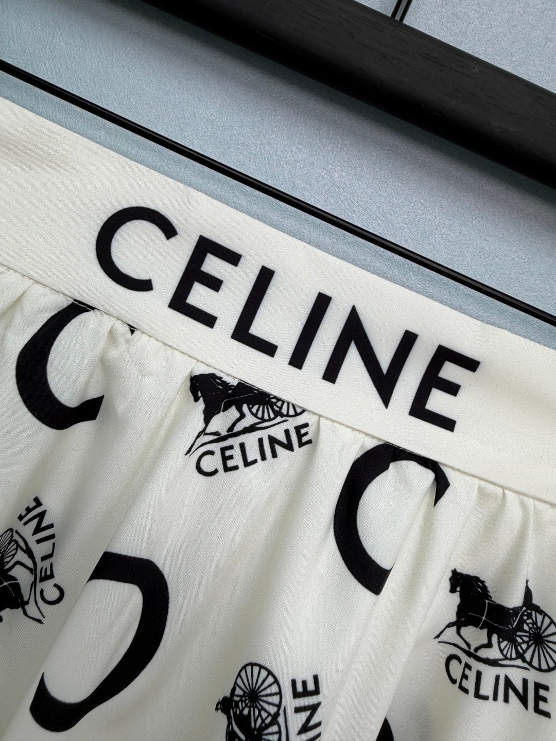 CELINE 26S PATTERNED SKIRT 403