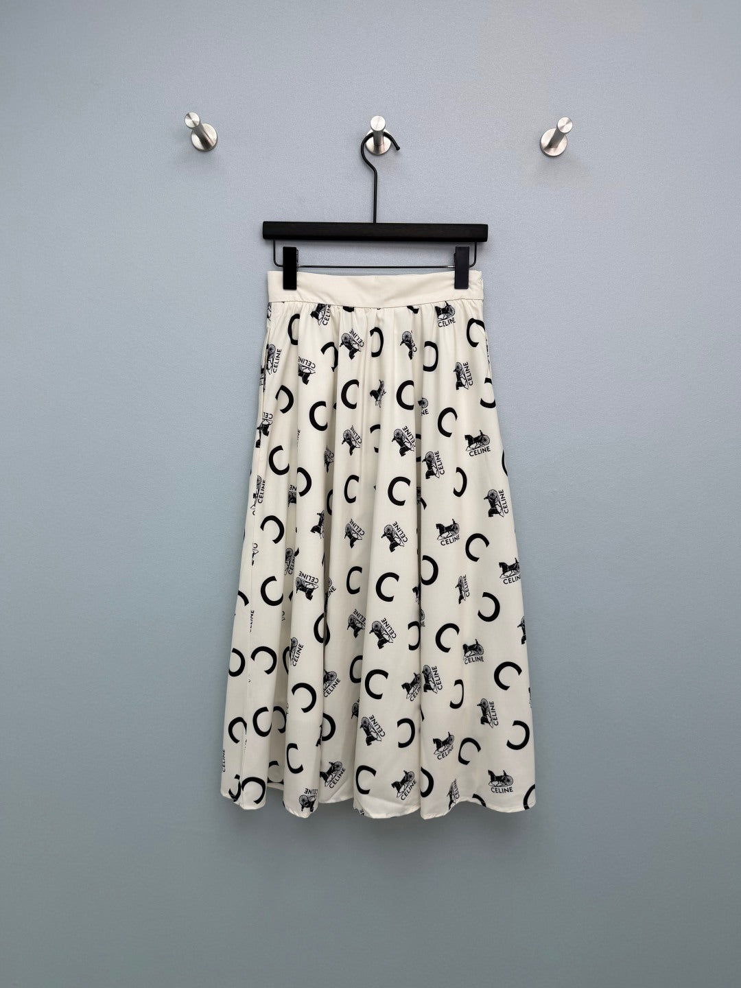 CELINE 26S PATTERNED SKIRT 403