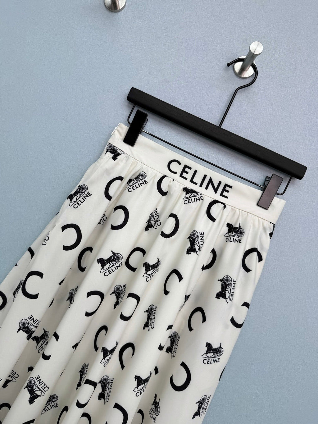 CELINE 26S PATTERNED SKIRT 403