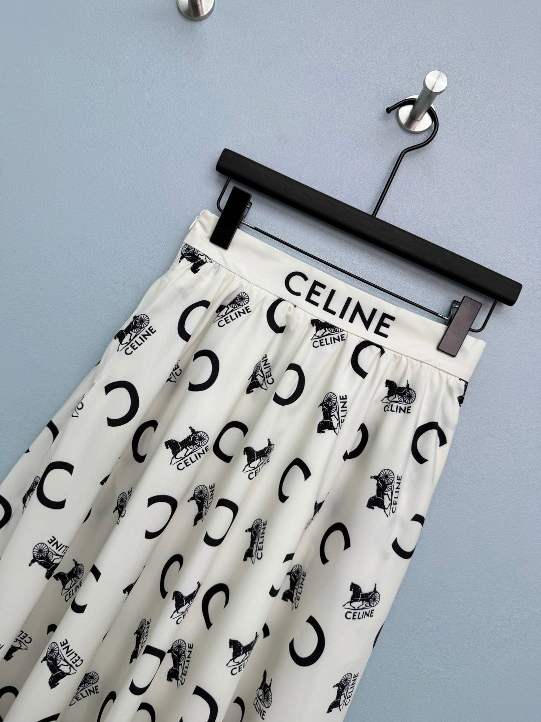 CELINE 26S PATTERNED SKIRT 403