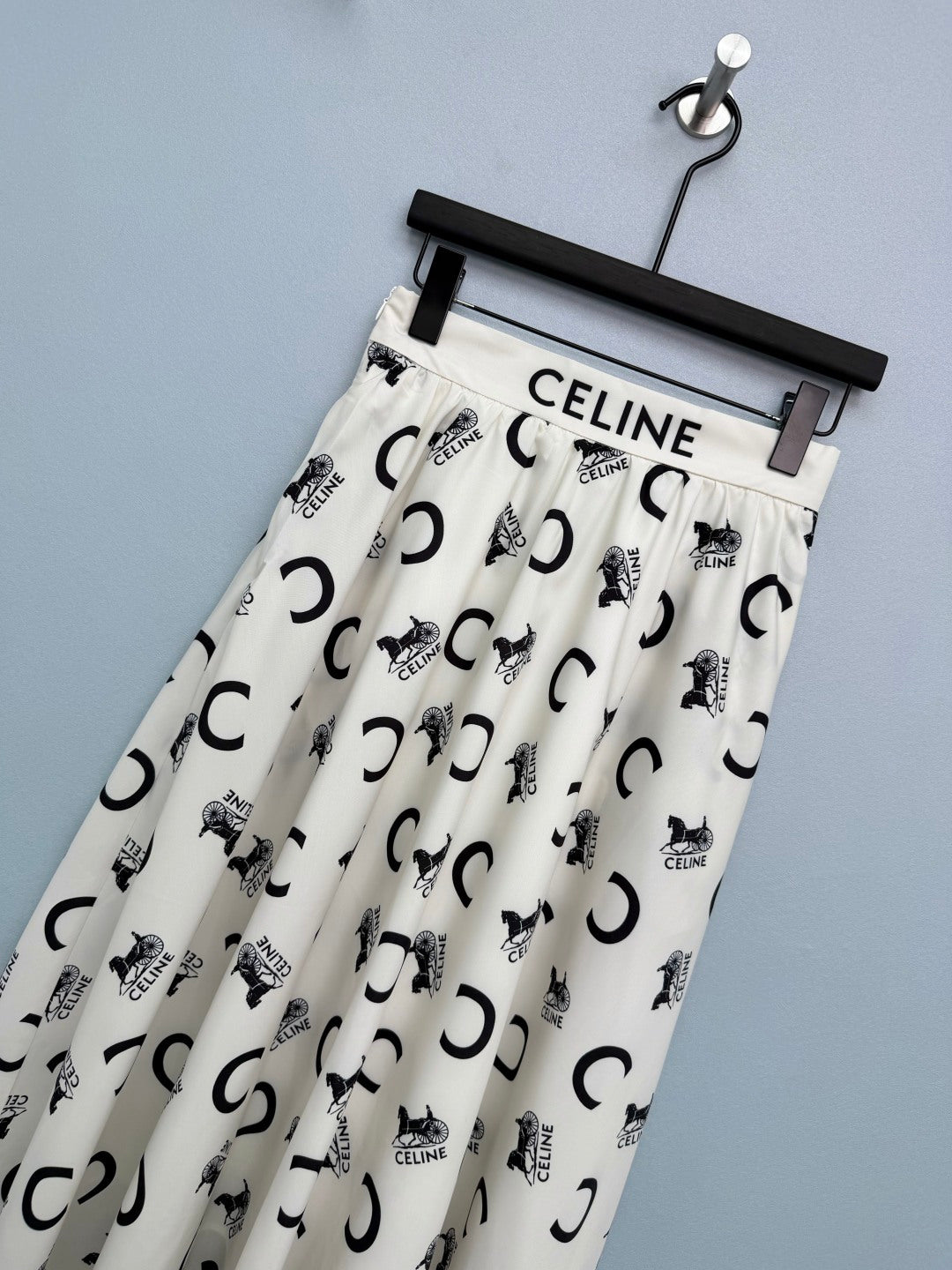 CELINE 26S PATTERNED SKIRT 403