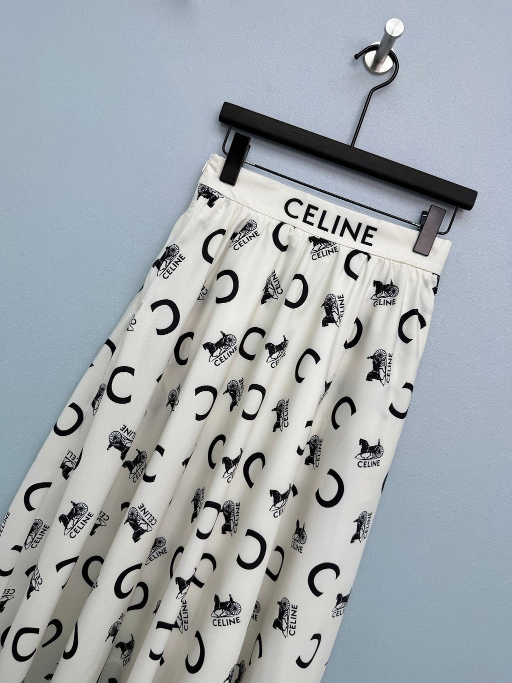 CELINE 26S PATTERNED SKIRT 403