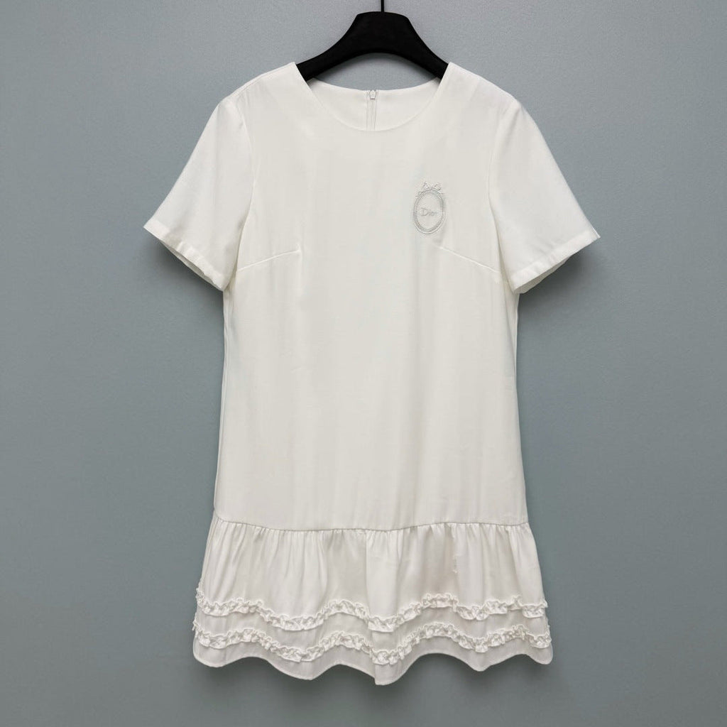 DIOR 26S SHORT-SLEEVE BABYDOLL DRESS 1435