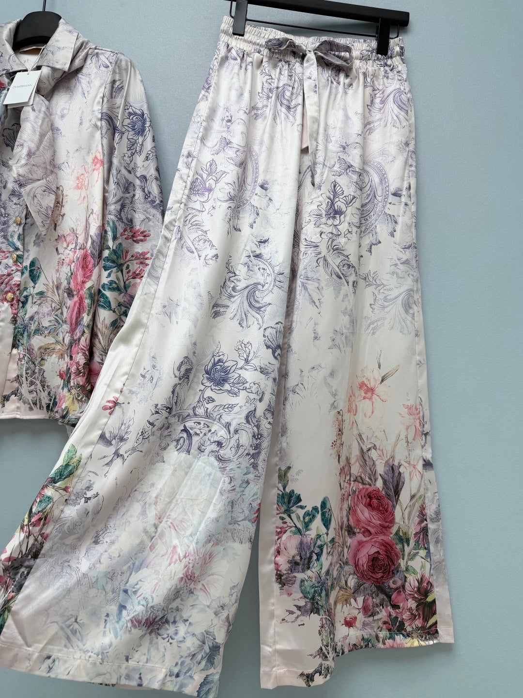 ZIMMERMANN 26S SHIRT AND LONG PANTS SET STYLE 31