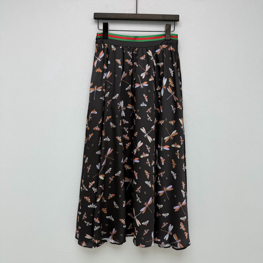 GUCCI 26S SATIN MIDI SKIRT 365