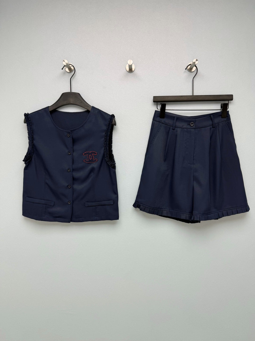 CHANEL 26S VEST TOP & SHORTS SET STYLE 1175
